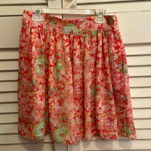 Zara mini floral skirt
